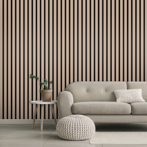 Acoustic Wall Panel – Washed Oak – 1 9/16"