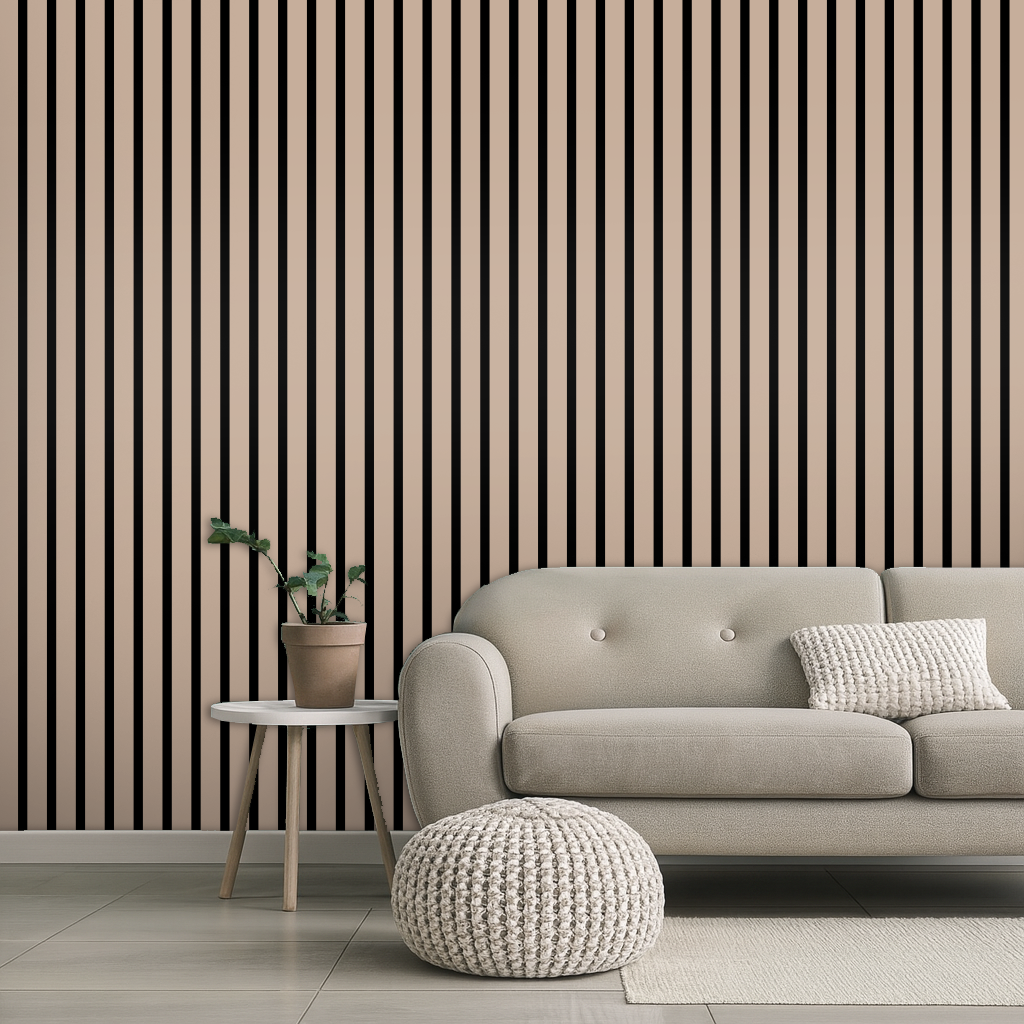 Acoustic Wall Panel – Washed Oak – 1 9/16"