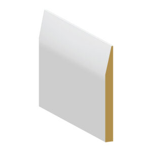 Baseboard Modern Edge primed – 5 1/4" x 5/8" x 12'