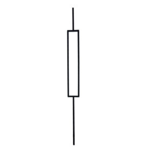 COS – Spindle Iron Matt Bar Single Wide Rectangle – COS-SWR016-HMB